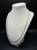 22” 14k White Gold Franco 2.2mm 13.14g