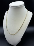 18” 14k Yellow Gold Box Chain 1.7mm 9.7g
