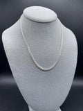4mm Silver Cuban chains/ bracelets