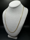 24” 14k Yellow Gold Curb 5mm 14.6g