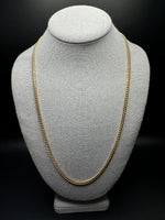 24” 14k Yellow Gold Cuban 4mm 34.7g
