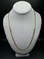24” 14k Yellow Gold Curb 6mm 20.9g