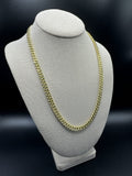 22” 14k Yellow Gold Cuban 7mm 30.43g