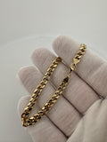 7.25" 14k Yellow Gold Cuban 5.5mm 7.1g