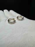 15mm 14k Yellow Gold 1ctw VS/VVS Lab Diamond Huggies 3.8g