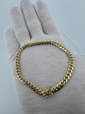 8.5” 14k Yellow Gold Cuban 6mm 24.3g