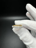Size 4 14k Yellow Gold .8ctw VS/VVS Lab Diamond Eternity Ring 1.81g