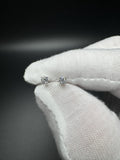 Silver .25ctw VS/VVS Lab Diamond Studs .7g