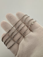 20” 14k White Gold Rope 2.5mm 8.2g