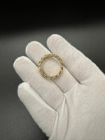 Size 12 10k Yellow Gold Cuban Link Ring 7.5mm 9.63g