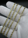 24” 10k Yellow Gold Rope 2.5mm 10.6g