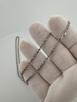 20” 14k White Gold Rope 2.5mm 8.2g