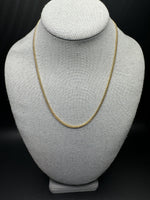 18” 14k Yellow Gold Cuban 3mm 13.2g