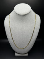 24” 14k Yellow Gold Curb 3.2mm 9.16g