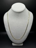 24” 14k Yellow Gold Curb 3.2mm 9.16g