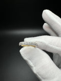 Size 4 14k Yellow Gold .8ctw VS/VVS Lab Diamond Eternity Ring 1.81g