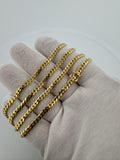 20” 14k Yellow Gold Cuban 4mm 24.96g