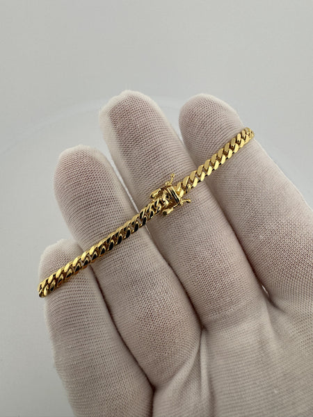 7” 10k Yellow Gold Cuban 4mm 8.8g