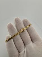 7” 14k Yellow Gold Cuban 4mm 9.8g