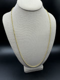 26” 14k Yellow Gold Rope 2.7mm 17.8g