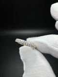 Size 4 14k Yellow Gold .8ctw VS/VVS Lab Diamond Eternity Ring 1.81g