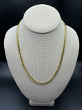 20” 14k Yellow Gold Cuban 5mm 40.7g