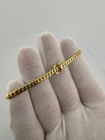 7” 10k Yellow Gold Cuban 4mm 8.6g