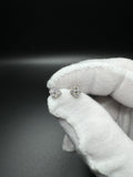7mm Silver 1/4ctw Lab Diamond Clover/Motif Studs 1.0g