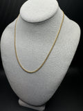 18” 14k Yellow Gold Cuban 3mm 13.2g