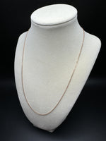20” 14k Rose Gold Heavy Link 1.3mm 2.4g