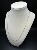20” 14k Rose Gold Heavy Link 1.3mm 2.4g