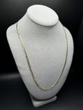 24” 14k Yellow Gold Curb 3.2mm 9.16g