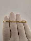 7” 10k Yellow Gold Cuban 4mm 8.6g