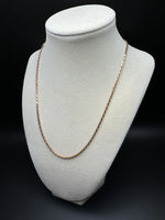 18” 14k Rose Gold Heavy Link 2mm 8.4g
