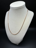 18” 14k Rose Gold Heavy Link 2mm 8.4g