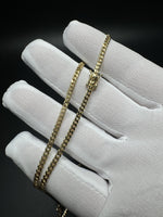 18” 14k Yellow Gold Cuban 3mm 13.2g