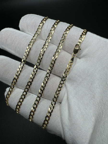 24” 14k Yellow Gold Curb 3.2mm 9.16g