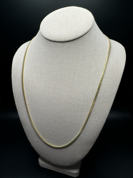 24” 10k Yellow Gold Cuban 3mm 16.0g