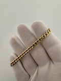 7.5” 14k Yellow Gold Cuban 5.5mm 5.73g