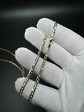 24” 14k Yellow Gold Curb 3.2mm 9.16g