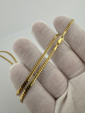 20” 10k Yellow Gold Cuban 2.5mm 9.54