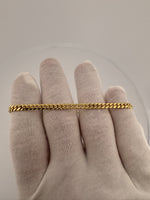 7.5” 10k Yellow Gold Cuban 4mm 9.1g