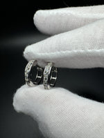 15mm 14k White Gold 1ctw VS/VVS Lab Diamond Huggies 3.8g