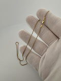 16” 14k Yellow Gold Rope 1mm 2.55g
