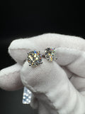 14k White Gold 3ctw Fully Certified with EGL Paperwork Lab Diamond Studs