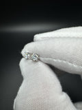 Silver .75ctw VS/VVS Lab Diamond Studs 1.3g