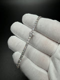 T18 — 7" 14k White Gold 5ctw+ F VS1 Lab Diamond Tennis Bracelet Bundle