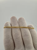 7” 14k Yellow Gold Cuban 3mm 5.8g