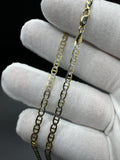 20” 14k Yellow Gold Diamond Cut Curb 3mm 6.64g
