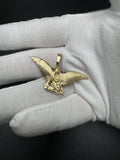1.75” 14k Yellow Gold Eagle 5.2mm Bail 4.1g